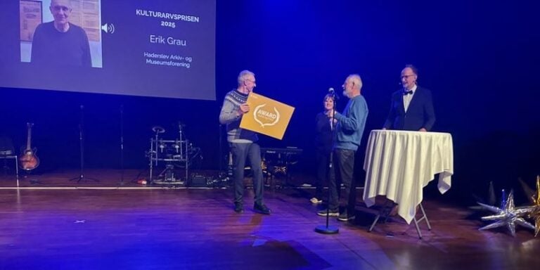 Erik Grau hædret med kulturarvsprisen 2025